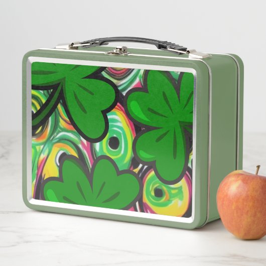 St. Patrick's Day Metall Brotdose (Beispiel)