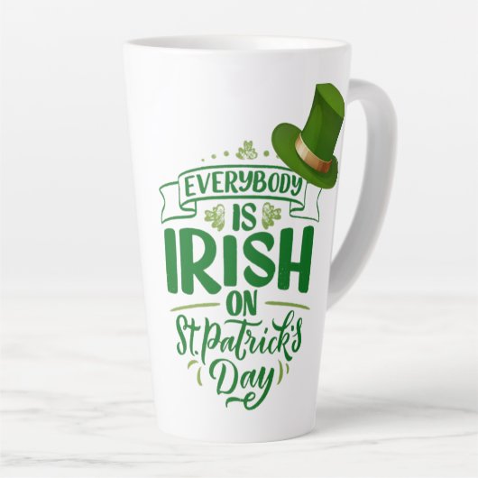 St. Patrick's Day Milchtasse (Rechte Ecke)