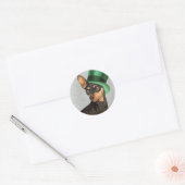 St. Patrick's Day Min Button Runder Aufkleber (Umschlag)