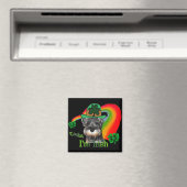 St. Patricks Day Mini Schnauzer Magnet (In Situ (Geschirrspüler))