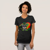 St. Patricks Day Mini Schnauzer T-Shirt (Vorne ganz)