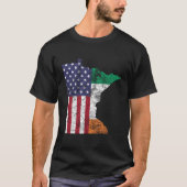 St Patricks Day Minnesota Irish American Flag Men T-Shirt (Vorderseite)
