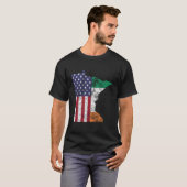 St Patricks Day Minnesota Irish American Flag Men T-Shirt (Vorne ganz)