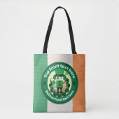 St. Patrick's Day mit einer glücklichen, Mit Augen Tasche (Vorderseite)