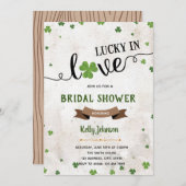 St. Patricks Day mit Liebe Einladung (Vorne/Hinten)