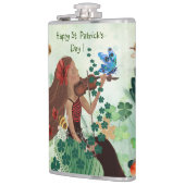 St. Patrick's Day mit Musik Flachmann (Links)