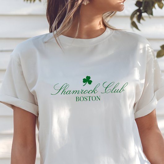 St. Patrick's Day, Modern Kleeblatt Club T-Shirt