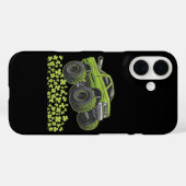 St Patrick's Day Monster Truck Lucky Kleeblatt Case-Mate iPhone Hülle (Rückseite (Horizontal))