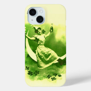 ST. PATRICK'S DAY MOON LADY MIT KLEEBLÄTTERN Case-Mate iPhone HÜLLE