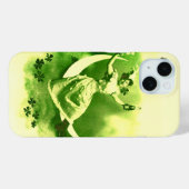 ST. PATRICK'S DAY MOON LADY MIT KLEEBLÄTTERN Case-Mate iPhone HÜLLE (Rückseite (Horizontal))