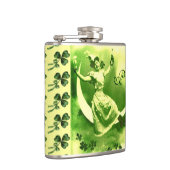 ST PATRICK'S DAY MOON LADY MIT KLEEBLATTS Monogram Flachmann (Rechts)