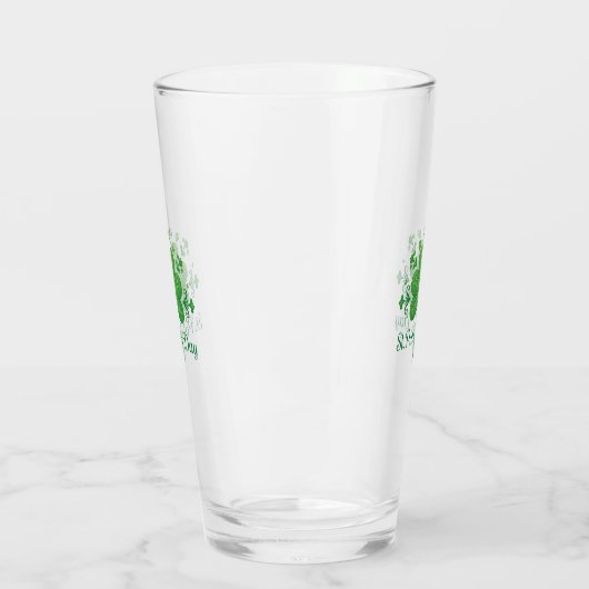 St. Patrick's Day Motif Glas (Links)
