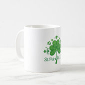 St. Patrick's Day Motif Kaffeetasse (Vorderseite Links)