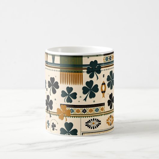 St. Patrick's Day Motifs Kaffeetasse (Mittel)