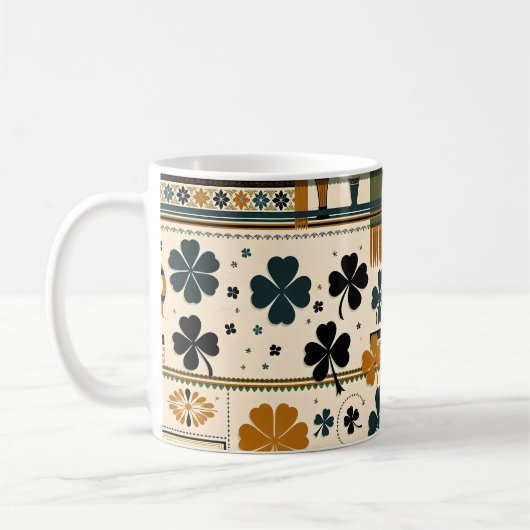 St. Patrick's Day Motifs Kaffeetasse (Links)