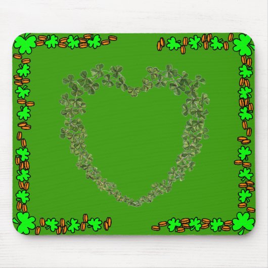 St. Patrick's Day Mouse Pad Mousepad (Vorne)