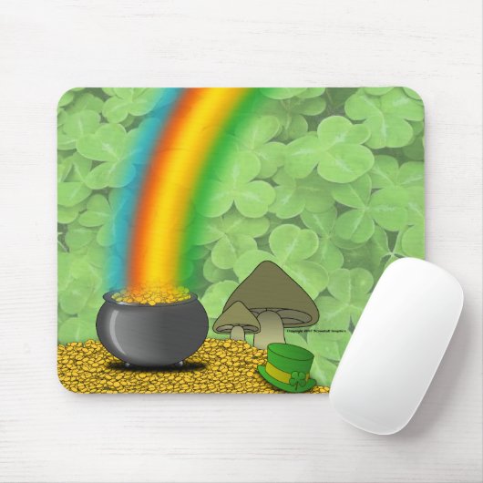 St. Patrick's Day Mousepad (Mit Mouse)