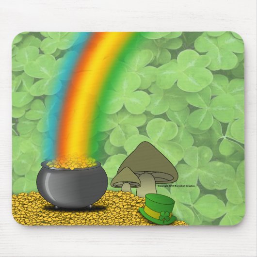 St. Patrick's Day Mousepad (Vorne)