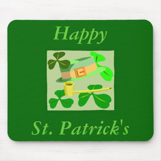 St. Patrick's Day Mousepad (Vorne)
