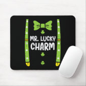 St Patricks Day Mr Lucky Charm Hosenträger Saint P Mousepad (Mit Mouse)
