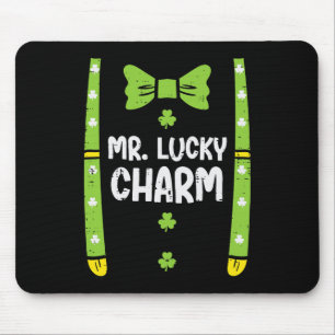 St Patricks Day Mr Lucky Charm Hosenträger Saint P Mousepad