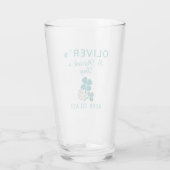 St Patrick's day Name Clover Kleeblatt Beer Glas (Rückseite)