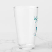 St Patrick's day Name Clover Kleeblatt Beer Glas (Rechts)