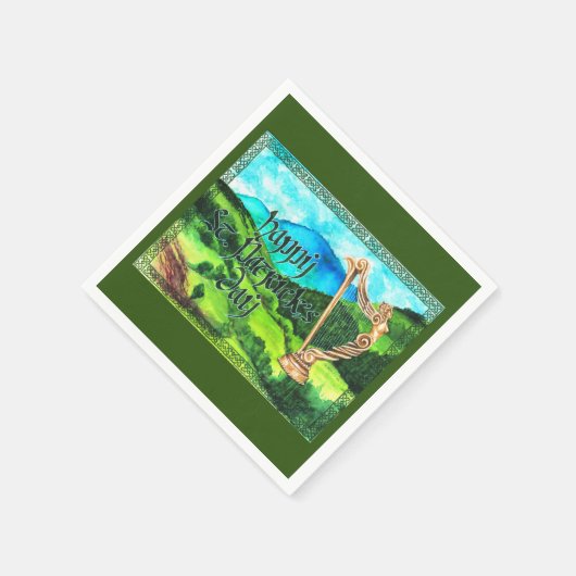 St. Patrick's Day Napkins Serviette (Ecke)