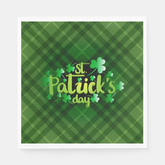 St. Patrick's Day Napkins Serviette (Vorderseite)