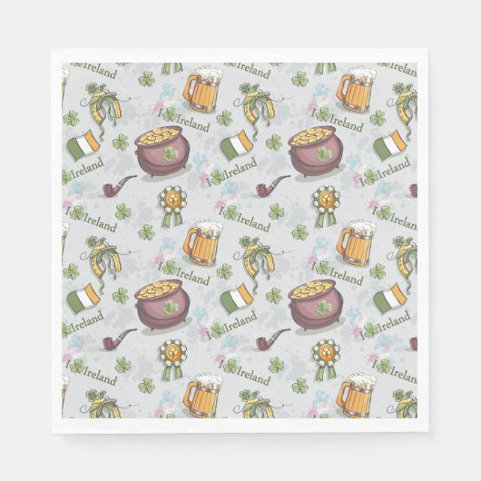 St. Patrick's Day Napkins Serviette (Vorderseite)