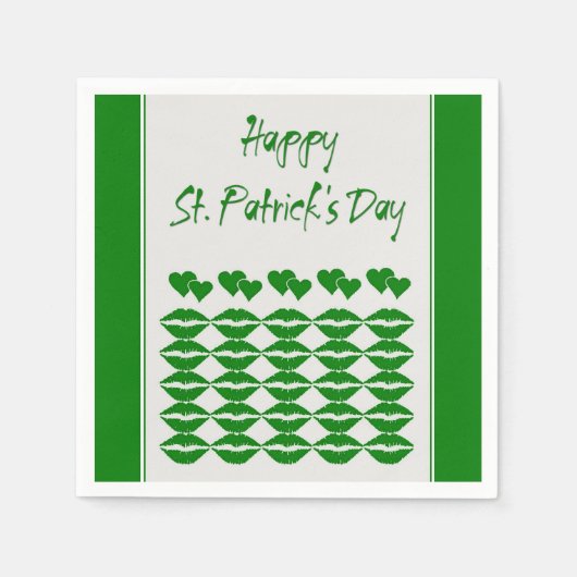 St. Patrick's Day Napkins Serviette (Vorderseite)