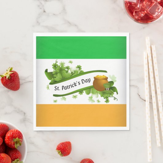 St. Patrick's Day Napkins Serviette (Beispiel)