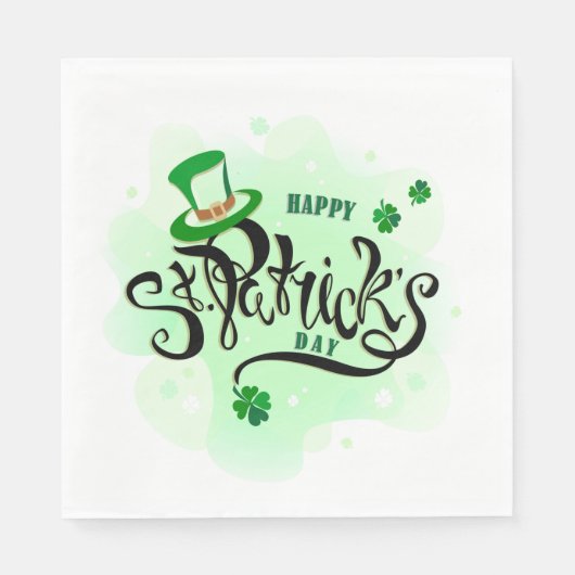 St. Patrick's Day Napkins Serviette (Vorderseite)