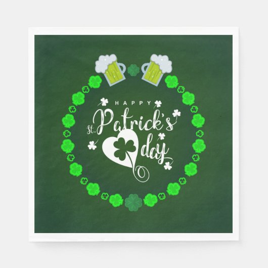 St. Patrick's Day Napkins Serviette (Vorderseite)