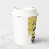 St. Patrick's Day Niedlich Bear Green Gold Pot Pappbecher (Rechts)