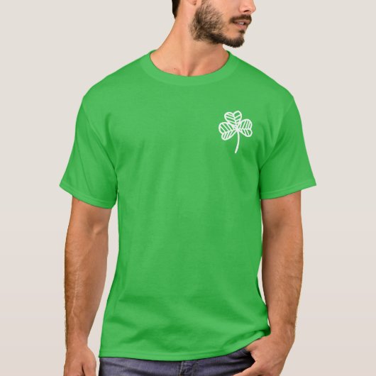 St Patricks Day Niedlich Doodle T-Shirt (Vorderseite)