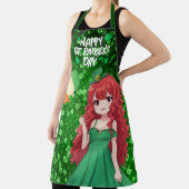 St. Patrick's Day niedlich, Irish Anime Klasse Schürze (InSitu)