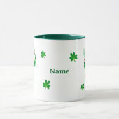 St. Patrick's Day Niedlich Leprechaun Personalisie Tasse (Zentrum)