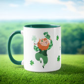 St. Patrick's Day Niedlich Leprechaun Personalisie Tasse