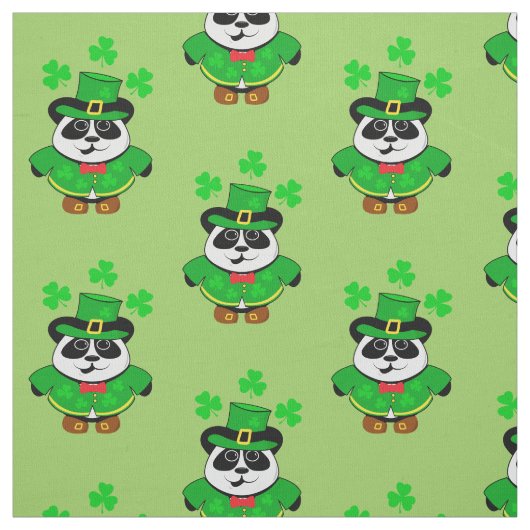 St Patricks Day Niedlich Leprechaun Stoff (Muster)