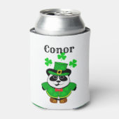 St. Patrick's Day Niedlich Panda Bear Personalisie Dosenkühler (Kanne Vorderseite)