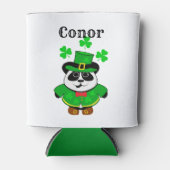 St. Patrick's Day Niedlich Panda Bear Personalisie Dosenkühler (Vorderseite)