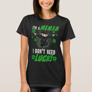 St. Patrick's Day Ninja Luck Green Kids Geschenkha T-Shirt