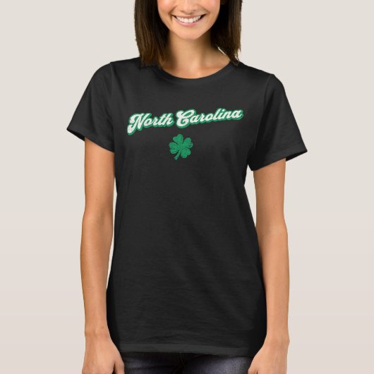 St Patrick's Day North Carolina T-Shirt (Vorderseite)