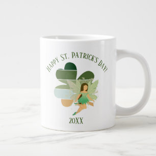 St. Patrick's Day Not Kleeblatt Irish Fairy Jumbo-Tasse