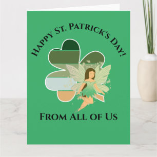 St. Patrick's Day Not leidendes Kleeblatt Irish Fa Karte