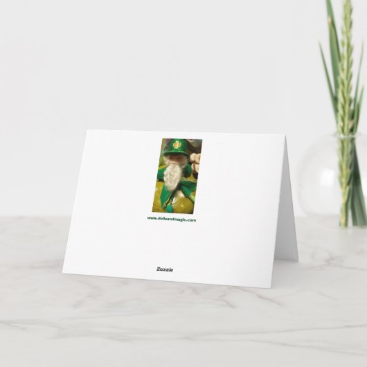 St. Patrick's Day Note Card Karte (Rückseite)