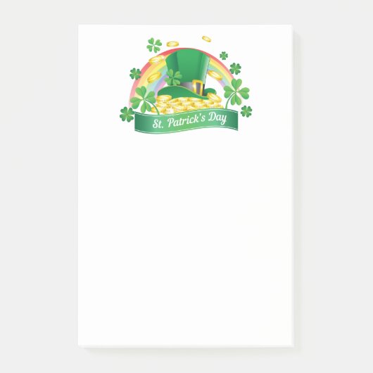 St. Patrick's Day Notes Post-it Klebezettel (Vorderseite)