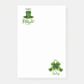 St. Patrick's Day Notes Post-it Klebezettel (Vorderseite)