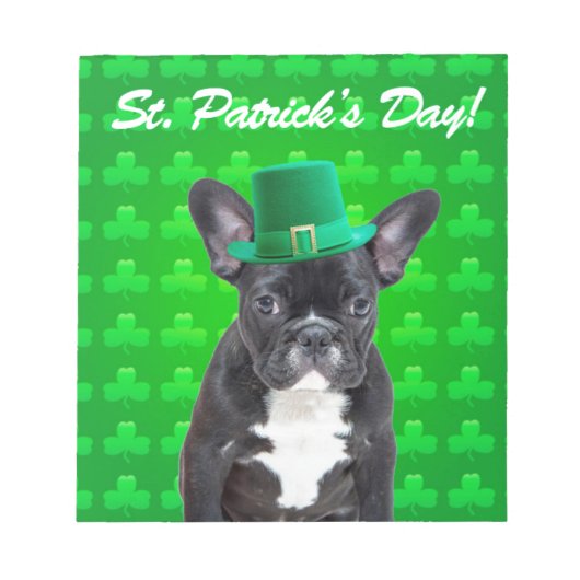 St. Patrick's Day Notizblock (Vorderseite)